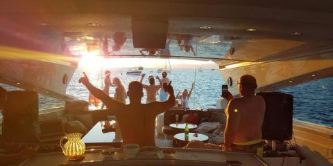 renting a yacht in ibiza