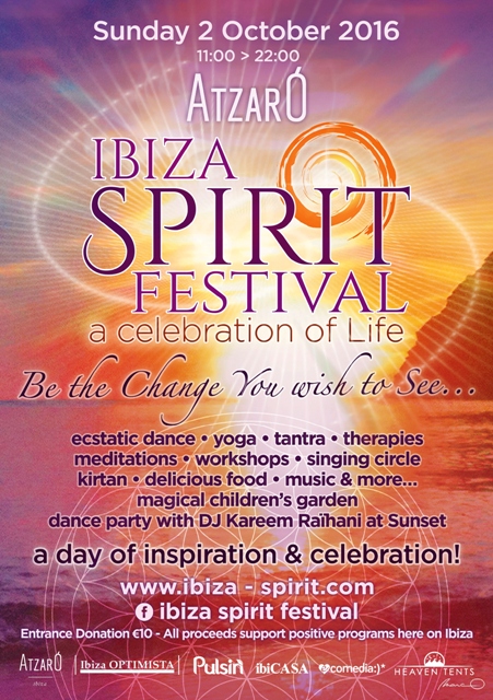 Ibiza Spirit Festival flyer 2016