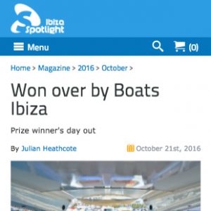 Boats Ibiza - Ibiza Spotlight article