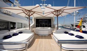 Boats Ibiza - Mangusta105 deck