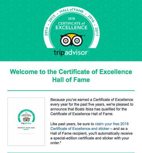 TripAdvisor Hall of fame