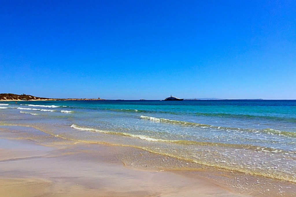 las salinas ibiza beach view