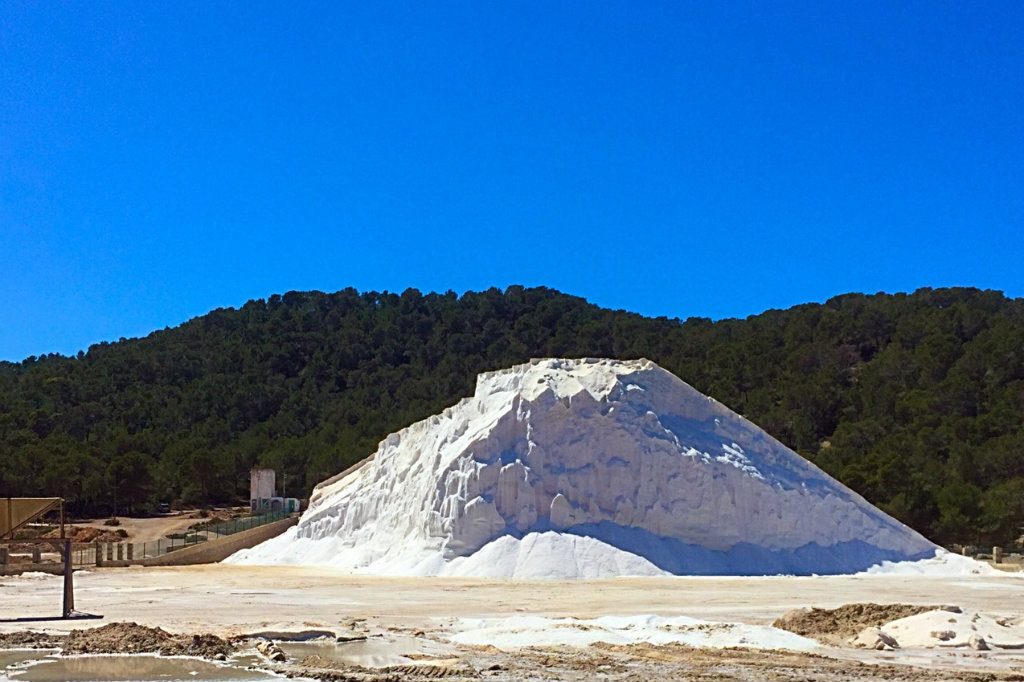 Ses Salines Salt mountain Ibiza