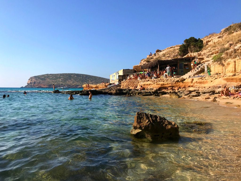 Cala contita or cala escondida ibiza