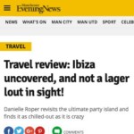 Manchester Evening News Boats Ibiza - Manchester Evening News article