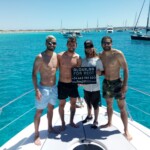 beautiful people on Ibiza boats